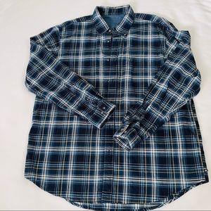 Arrow 1851 Men's Saranac Flannel Long Sleeve Button Down Shirt